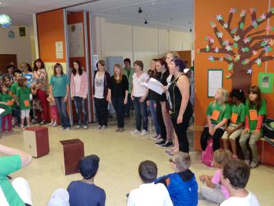 Auftritt Teens EKS Juni 2014